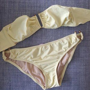 NWOT Yellow Lisa Curran Bikini Set - Size Medium